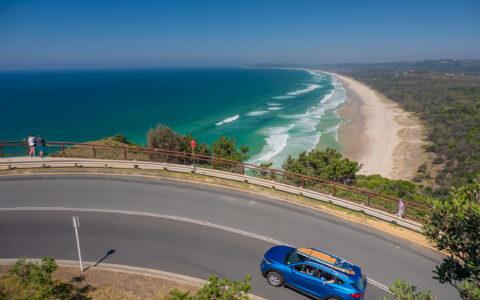CAR AT BYRON BAY LIGHTHOUSE